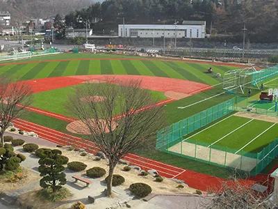 Césped sintético para béisbol