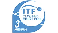 Velocidad de cancha ITF nivel 3 – Media