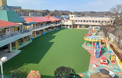 Césped sintético para parques infantiles